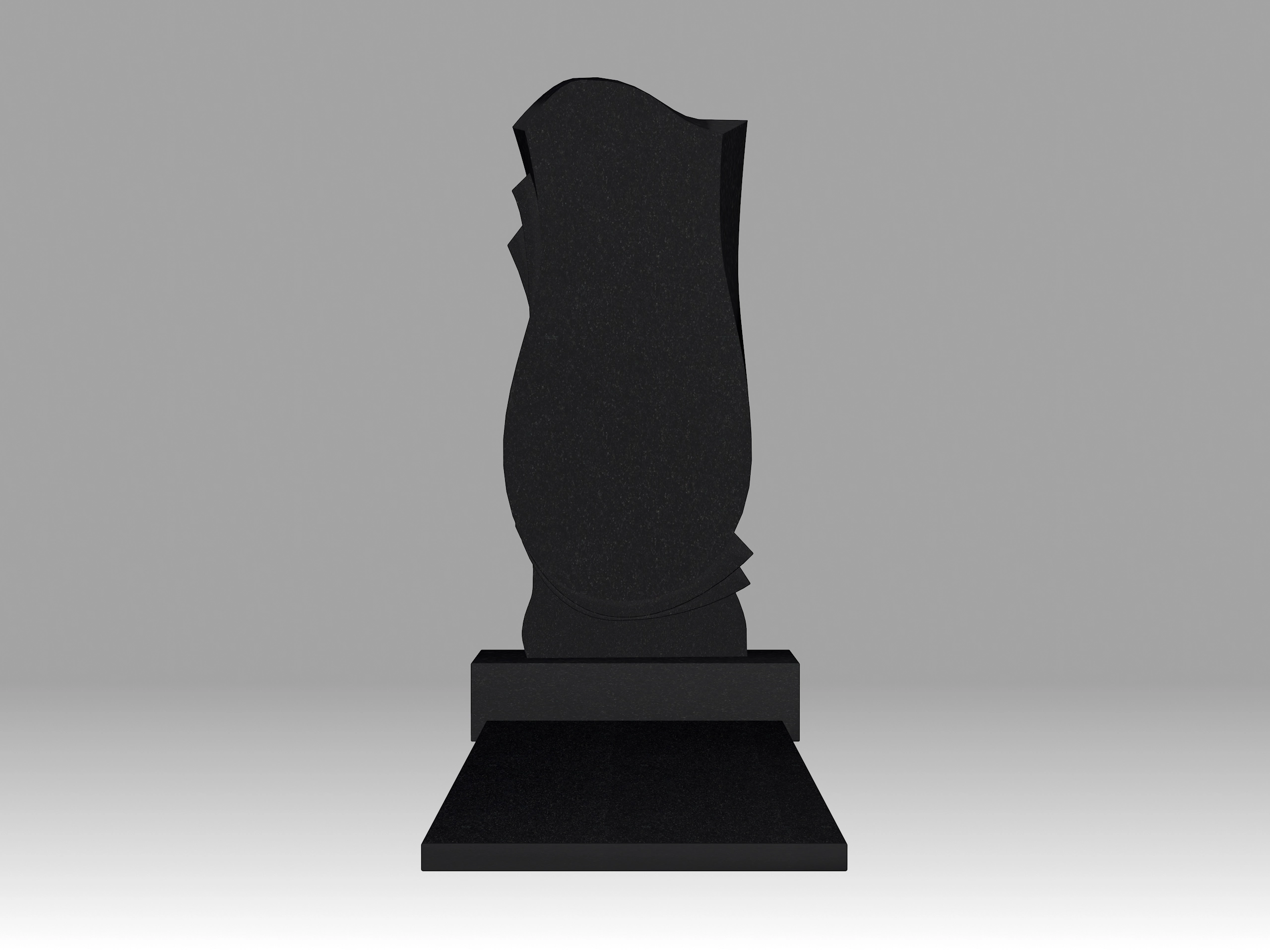 Памятник 26К фигурный с плитой 3см 90х45